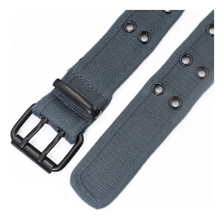 Foto 3 | Foto 3 | Cinturón Freedom M7865 Algodón Hebilla Rectangular Gris Hombre