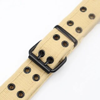 Foto 2 | Foto 2 | Cinturón Freedom M7865 Algodón Hebilla Rectangular Beige Hombre