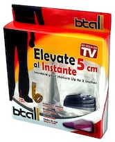 Plantillas Aumenta Estatura Hasta 5 Cm Unitalla Ajustable Unisex Cómodas Para Calzado Diario