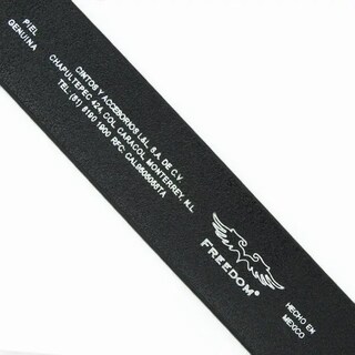 Foto 6 | Foto 6 | Cinturón Freedom Liberty Explorer Piel Búfalo Negro Hombre