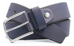 Cinturón Freedom Bluish Piel Italiana Azul Hombre