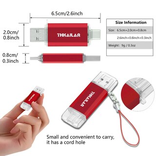 Foto 7 | Foto 7 | Unidad Flash Usb C Thkailar De 1 Tb Para Macbook Y Android - Venta Internacional.