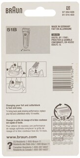 Foto 2 | Foto 2 | Afeitadora Eléctrica Braun Series 5 51b Con Cabezal De Repuesto - Venta Internacional.