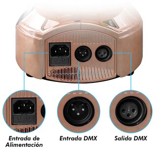 Foto 2 | Foto 2 | Cabeza Móvil Gold Beam 2r Rainbow Dmx Luz Esenario Steelpro