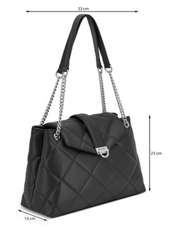 Foto 5 | Foto 5 | Bolsa Satchel Nine West Nyq515809 Negro Sintético Para Mujer