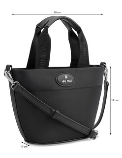 Foto 5 | Foto 5 | Bolsa Tote Nine West Nyy566475 Negro Textil Para Mujer