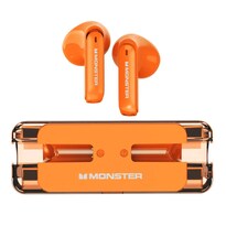 Audifonos Inalámbricos Monster Xkt08 5.3 Baja Latencia Lujo Color Naranja