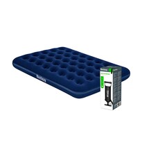 Colchón Inflable Matrimonial Cama De Aire Camping + Bomba