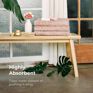 Foto 5 | Foto 5 | Set De Toallitas Cariloha Blush 33x33 Cm 600 Gsm 3 Piezas