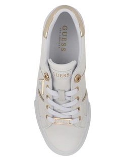 Foto 4 | Foto 4 | Tenis Casual Guess Blanco Sintético Para Mujer