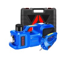 Gato Hidráulico Eléctrico 5 Toneladas 5 En 1 Con Llave Modelo Azul