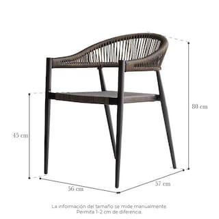 Foto 7 | Foto 7 | Silla Sicilia Color Café - Aluminio Textilene Para Exterior