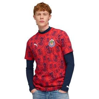 Foto 3 | Foto 3 | Playera Para Hombre Puma Chivas Ftbl Culture Rojo