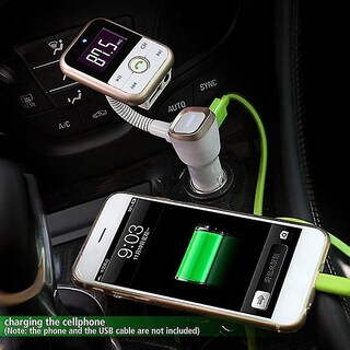 Foto 1 | Foto 1 | Transmisor Bluetooth Huoguo Inalámbrico Lcd Fm Para Coche Mp3 - Venta Internacional.