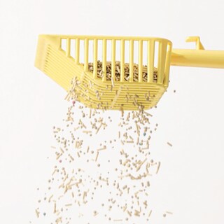 Foto 2 | Foto 2 | Cuchara Para Arena Para Gatos Mango Largo Fácil De Limpiar De Plástico Amarillo - Venta Internacional.