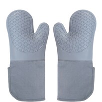 Guantes De Silicona Resistentes Al Calor Diseño De Boca De Zorro Gris Claro - Venta Internacional.