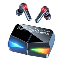 Audífonos Inalámbricos M28 Tws Bluetooth 5.1 Reducción Ruido Color Negro