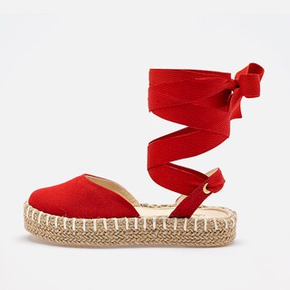 Foto 5 | Foto 5 | Sandalia Tipo Alpargata Queen Rojo Para Mujer
