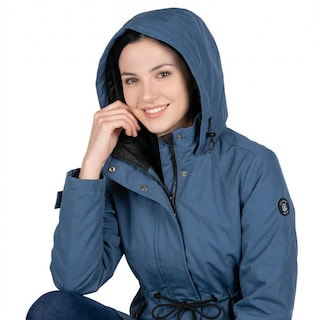 Foto 2 | Foto 2 | Chamarra Rompevientos Greenlander Con Capucha Para Mujer Azul