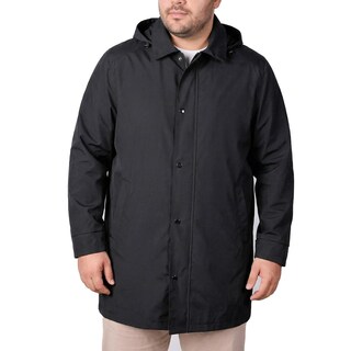 Foto 6 | Foto 6 | Chamarra Larga Greenlander Plus Size Con Capucha Desmontable Para Hombre Negro