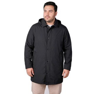 Foto 7 | Foto 7 | Chamarra Larga Greenlander Plus Size Con Capucha Desmontable Para Hombre Negro