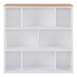 Foto 2 | Foto 2 | Librero Minimalista Hogare Canadá Blanco Con Roble