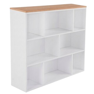 Foto 3 | Foto 3 | Librero Minimalista Hogare Canadá Blanco Con Roble