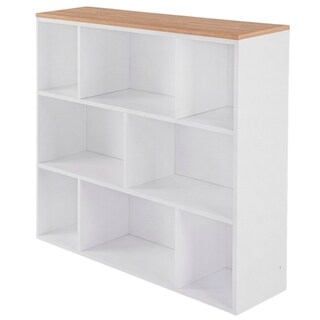 Foto 4 | Foto 4 | Librero Minimalista Hogare Canadá Blanco Con Roble