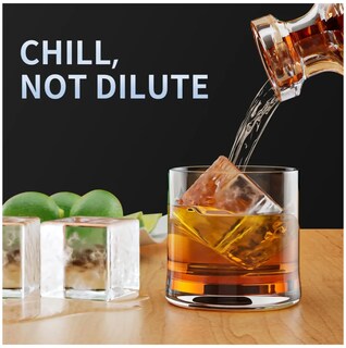 Foto 4 | Foto 4 | Moldes De Silicona Para Cubitos De Hielo Con Tapa 2 Piezas