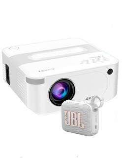 Foto 1 | Foto 1 | Mini Proyector Inteligente X6 Blanco + Bocina Jbl Go 4 Plata Petukita Box