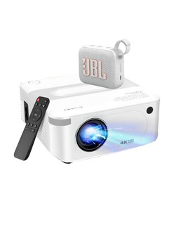 Foto 3 | Foto 3 | Mini Proyector Inteligente X6 Blanco + Bocina Jbl Go 4 Plata Petukita Box