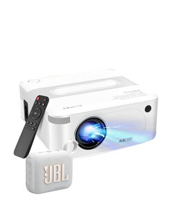 Foto 4 | Foto 4 | Mini Proyector Inteligente X6 Blanco + Bocina Jbl Go 4 Plata Petukita Box