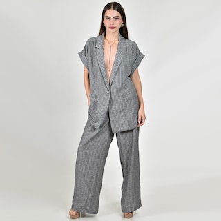 Foto 1 | Foto 1 | Conjunto Roman Fashion A Rayas Para Mujer 2 Piezas