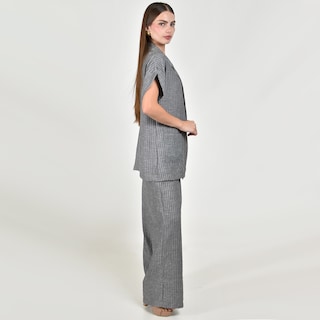 Foto 2 | Foto 2 | Conjunto Roman Fashion A Rayas Para Mujer 2 Piezas