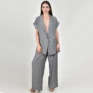 Foto 5 | Foto 5 | Conjunto Roman Fashion A Rayas Para Mujer 2 Piezas