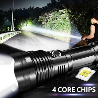 Foto 2 | Foto 2 | Linterna Huoguo Led Zoom Xhp70 A Prueba De Agua Recargable - Venta Internacional.