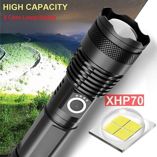 Foto 3 | Foto 3 | Linterna Huoguo Led Zoom Xhp70 A Prueba De Agua Recargable - Venta Internacional.