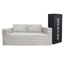 Sillón Loveseat En Caja Dormimundo Gris