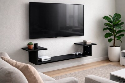 Foto 2 | Foto 2 | Repisa Flotante 100 Cm Negro