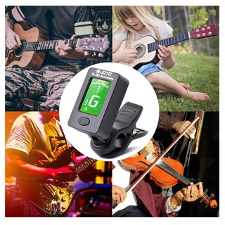 Foto 5 | Foto 5 | Capotraste y Afinador Joyo color Negro para Guitarra o Bajo