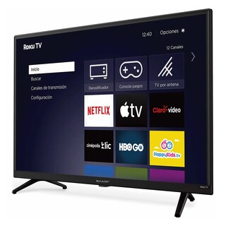Foto 1 | Foto 1 | Pantalla HD Sharp 2TC32CF2UR color Negro 32'' Smart Roku