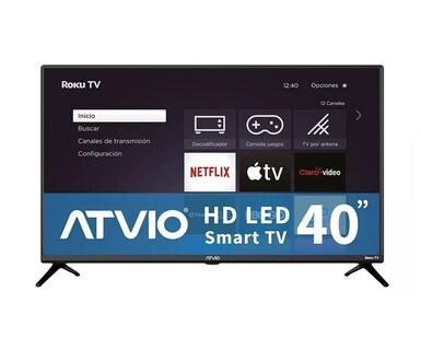 Foto 1 | Foto 1 | Pantalla LED Atvio 40\" HD Roku Tv Atv-40hdr