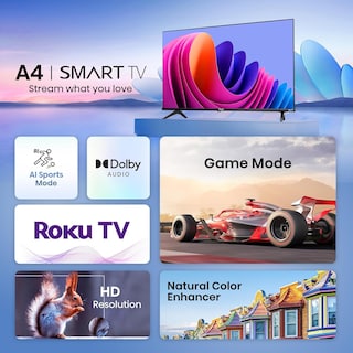 Foto 4 | Foto 4 | Televisor Inteligente Hisense 32A4HNR 32 Pulgadas HD 720p Roku con Alexa 2024 - Venta Internacional