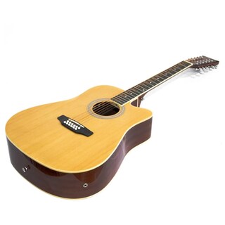 Foto 1 | Foto 1 | Guitarra Segovia Sgc12Nt color Marrón Docerola Texana Electroacústica Natural de 12 Cuerdas