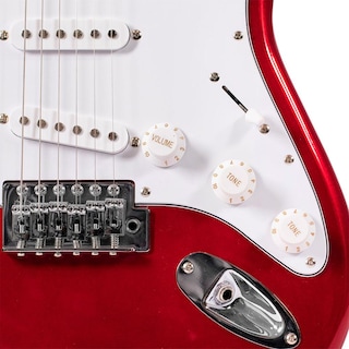 Foto 3 | Foto 3 | Guitarra Eléctrica Babilon Epic-mrd Color Rojo Metálico 21 Trastes