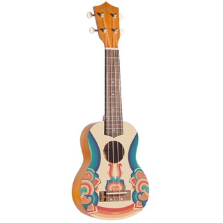 Foto 2 | Foto 2 | Ukulele Soprano Bamboo U-21-retro Con Funda Tapa Linden