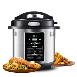Foto 1 | Foto 1 | Olla y Freidora de Aire Masterchef Smart-vent 6l color Plata