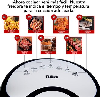 Foto 7 | Foto 7 | Freidora de Aire RCA RC-105 Negra 3.5 L