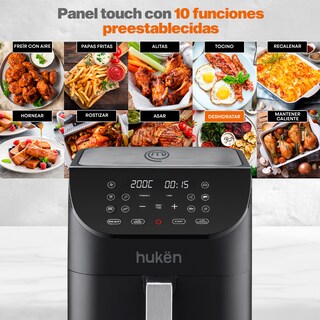 Foto 5 | Foto 5 | Freidora De Aire Multifunción Light-fry 6l Digital Hukën Masterchef
