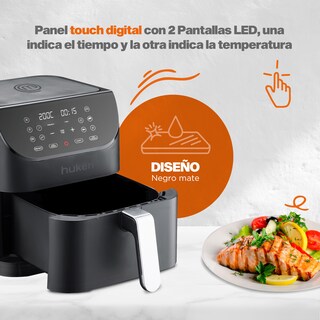 Foto 7 | Foto 7 | Freidora De Aire Multifunción Light-fry 6l Digital Hukën Masterchef